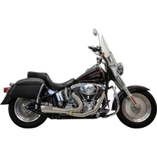 Bassani Manufacturing 2-into-1 Ripper Exhaust System - Short - Black for Twin Cam Softails [MPN: 1S6B]_1550614