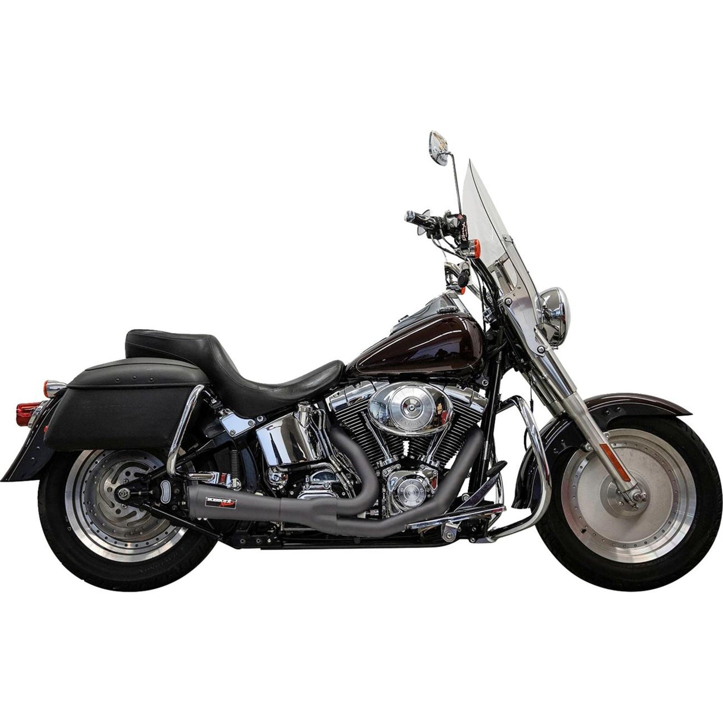 Bassani Manufacturing 2-into-1 Ripper Exhaust System - Short - Stainless for Twin Cam Softails [MPN: 1S6SS]_1560104