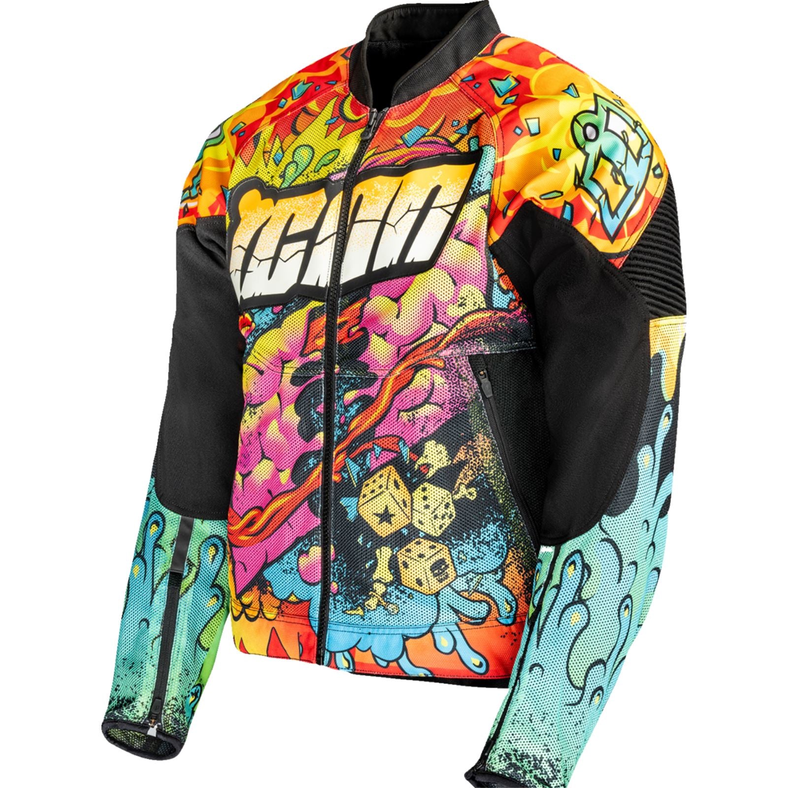 Icon Overlord3™ Scatterbrain Mesh Jacket - Black_1550804