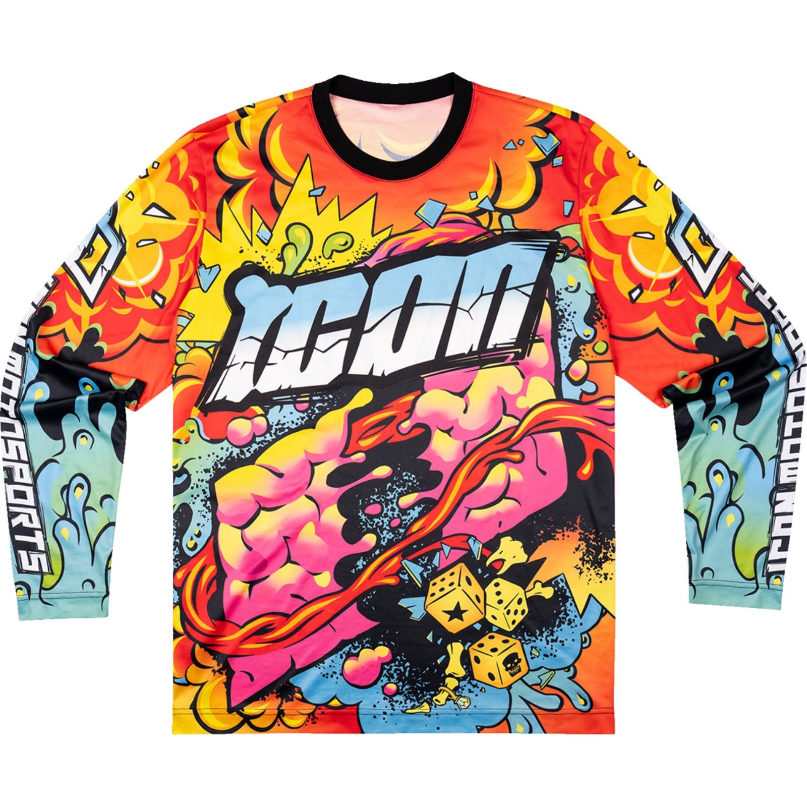 Icon Scatterbrain Jersey - Black_1550926