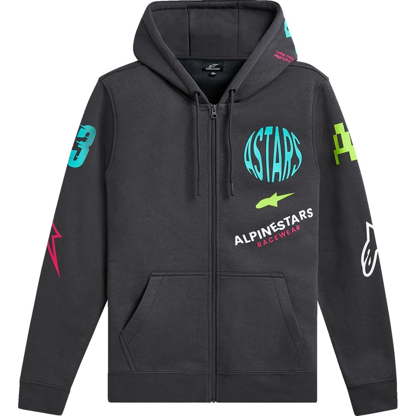 Alpinestars Variegate Zip Hoodie - Gunmetal_1557850