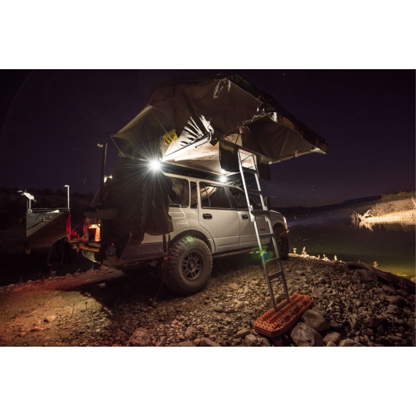 KC HiLiTES C-Series C2 LED 2" Backup Area Flood Light 20w (Pair Pack System) - Black [MPN: 519]_1551587