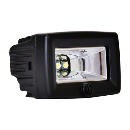 KC HiLiTES C-Series 2" C2 LED Light 20w Area Flood Beam (Single) - Black [MPN: 1328]_1551552