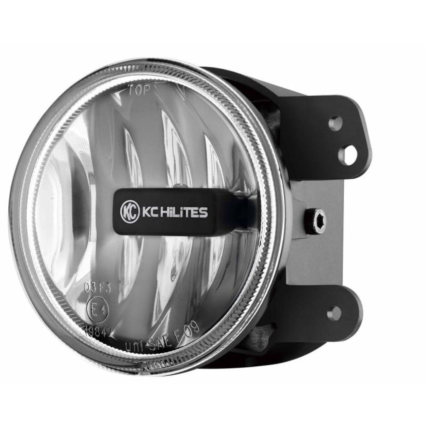 KC HiLiTES 4" Gravity G4 LED Light 10w SAE/ECE Clear Fog Beam (Single) [MPN: 1497]_1551683