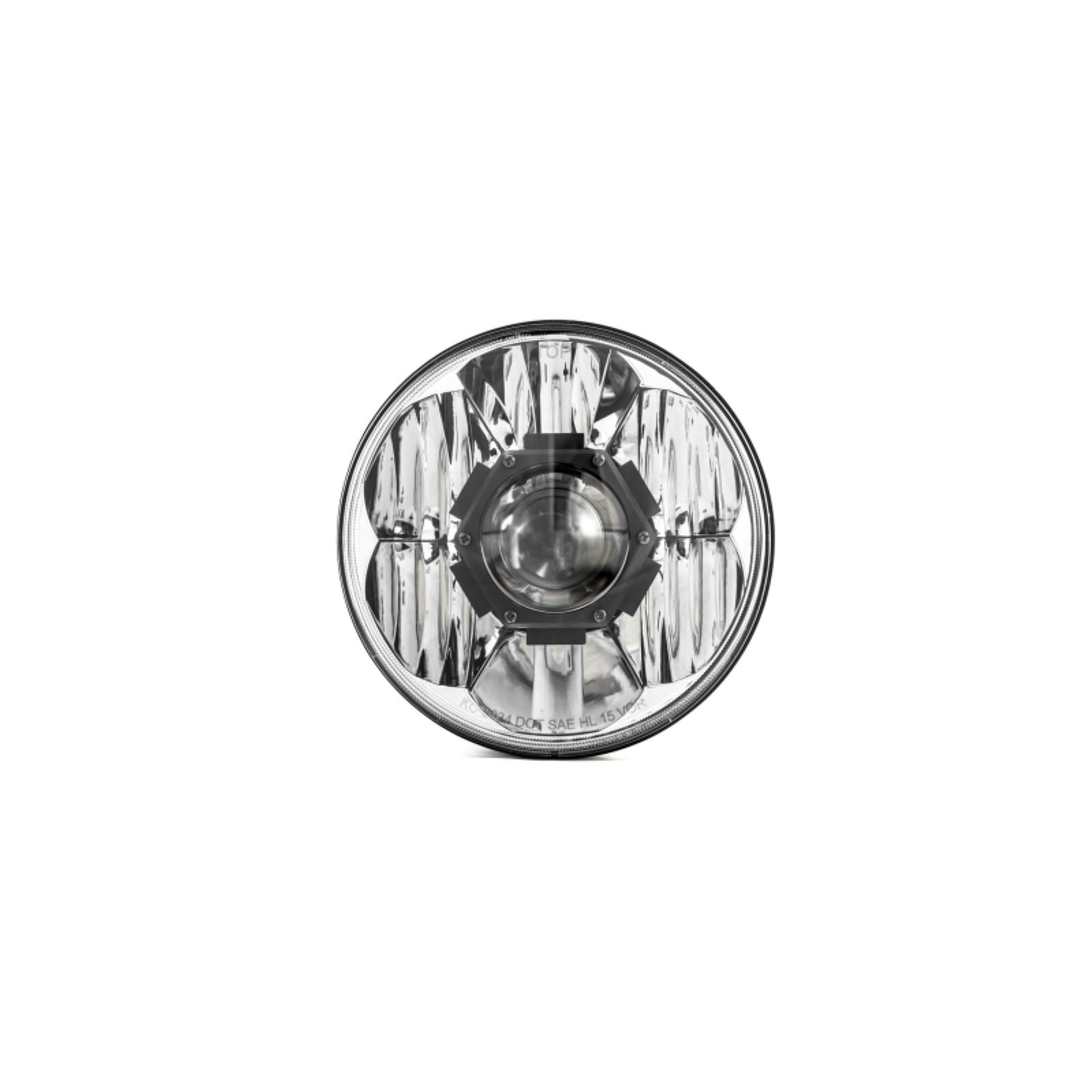 KC HiLiTES 7" Gravity LED Pro DOT Headlight fits 07-18 Jeep JK (Not for Rubicon/Sahara) - Pair [MPN: 42341]_1551722