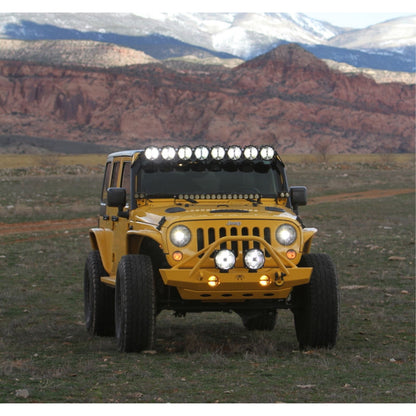 KC HiLiTES 7" Gravity LED Pro DOT Headlight fits 07-18 Jeep JK (Not for Rubicon/Sahara) - Pair [MPN: 42341]_1551724
