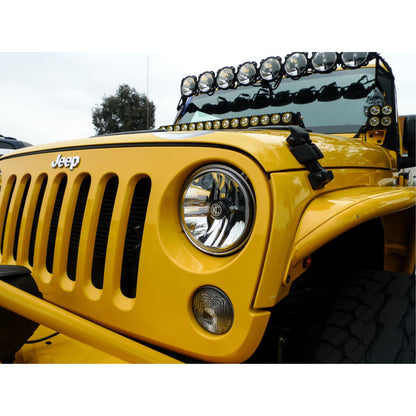 KC HiLiTES 7" Gravity LED DOT Approved Headlight fits 07-18 Jeep JK - Single [MPN: 4235]_1551729