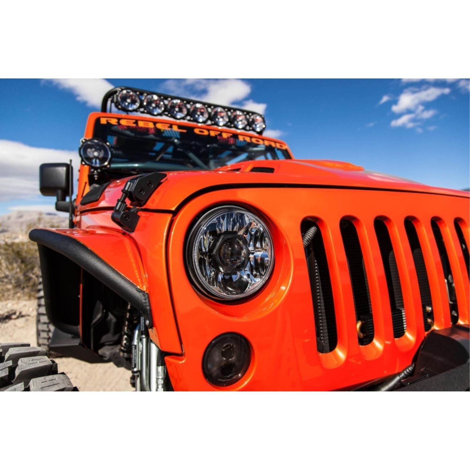 KC HiLiTES 7" Gravity LED Pro DOT Approved Headlight fits 07-18 Jeep JK - Single [MPN: 4234]_1551698