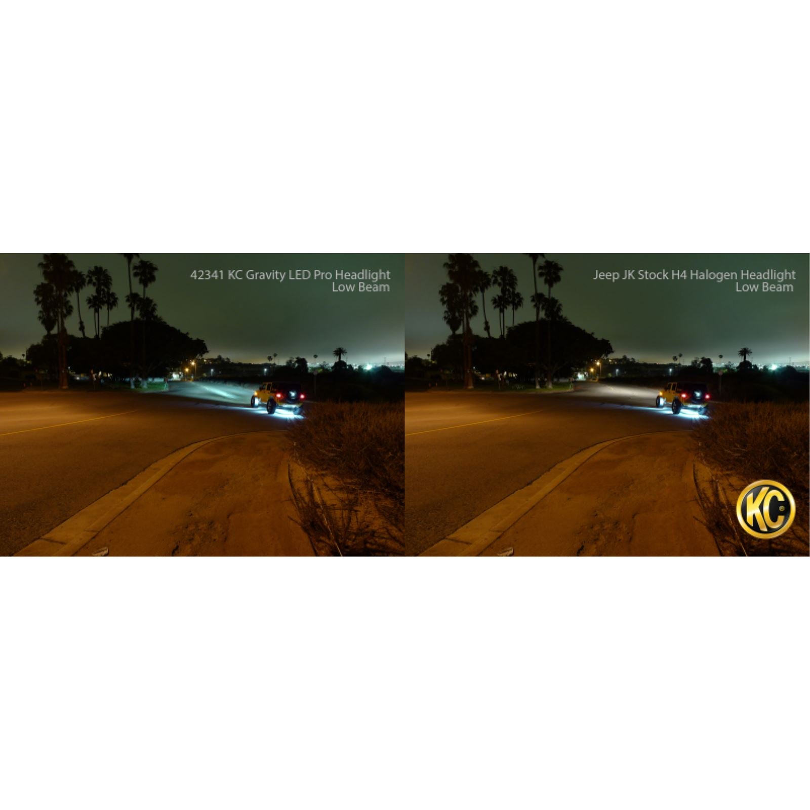 KC HiLiTES 7" Gravity LED Pro DOT Approved Headlight fits 07-18 Jeep JK - Single [MPN: 4234]_1551716