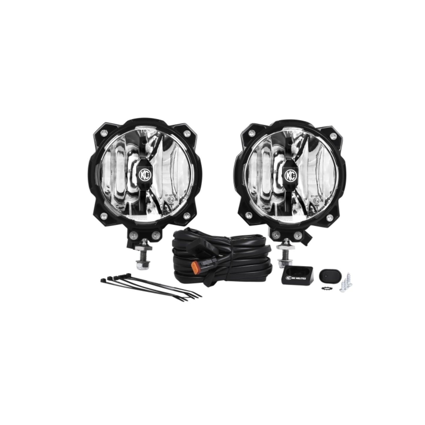 KC HiLiTES 6" Pro6 Gravity LED Light 20w Single Mount SAE/ECE Driving Beam (Pair Pack System) [MPN: 91303]_1551764