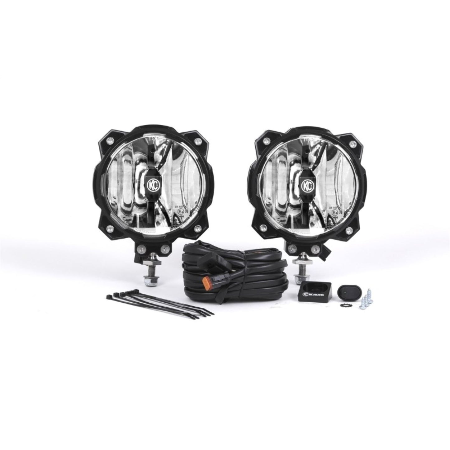 KC HiLiTES 6" Pro6 Gravity LED Light 20w Single Mount SAE/ECE Driving Beam (Pair Pack System) [MPN: 91303]_1551767