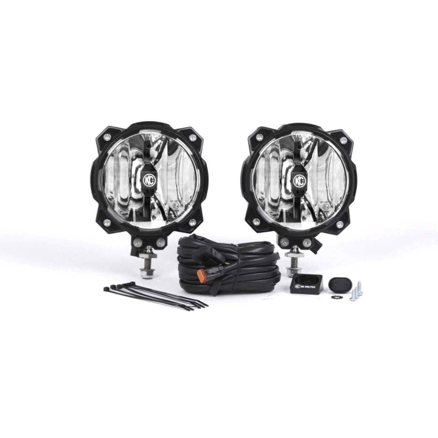 KC HiLiTES 6" Pro6 Gravity LED Light 20w Single Mount Spot Beam (Pair Pack System) [MPN: 91301]_1551772