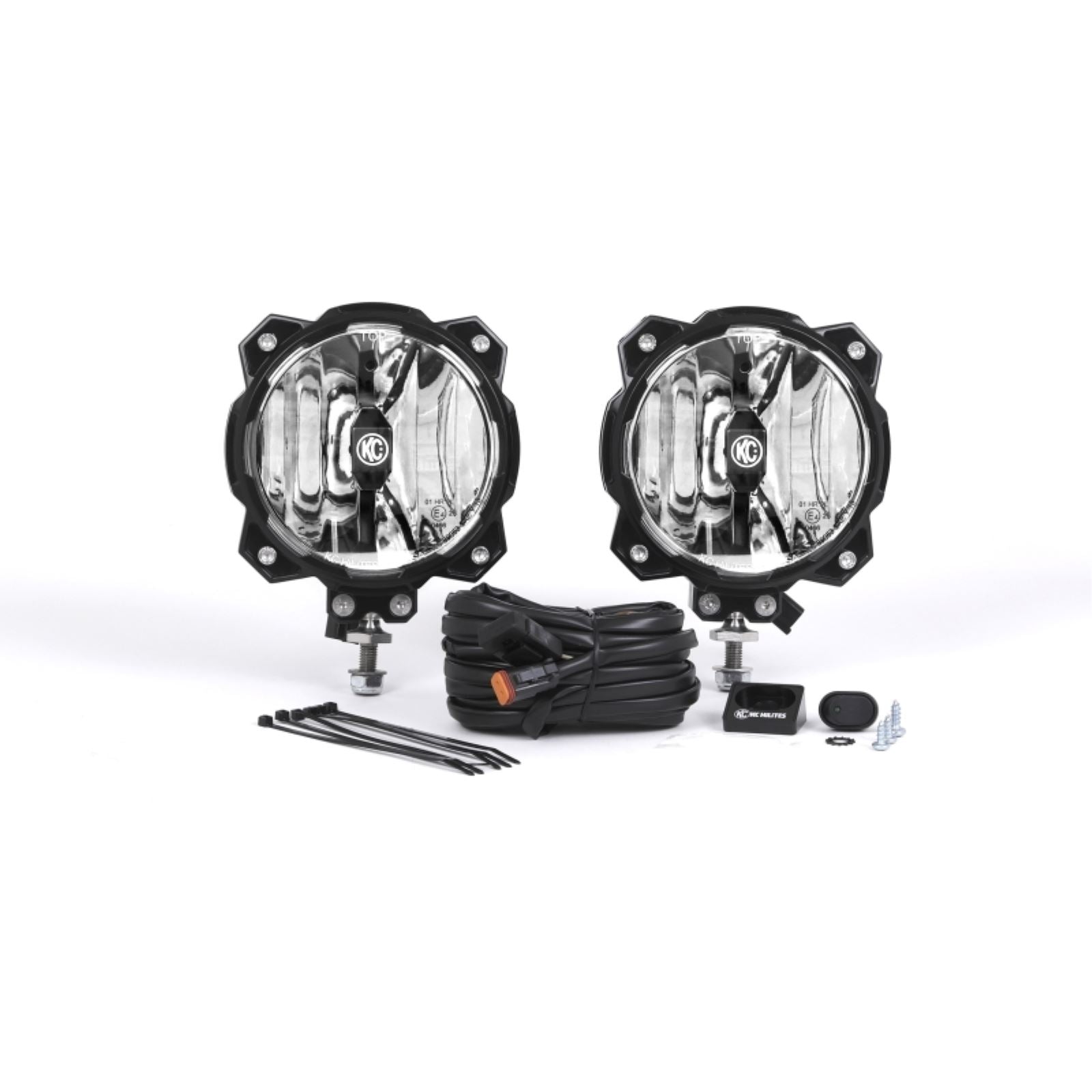 KC HiLiTES 6" Pro6 Gravity LED Light 20w Single Mount Spot Beam (Pair Pack System) [MPN: 91301]_1551772