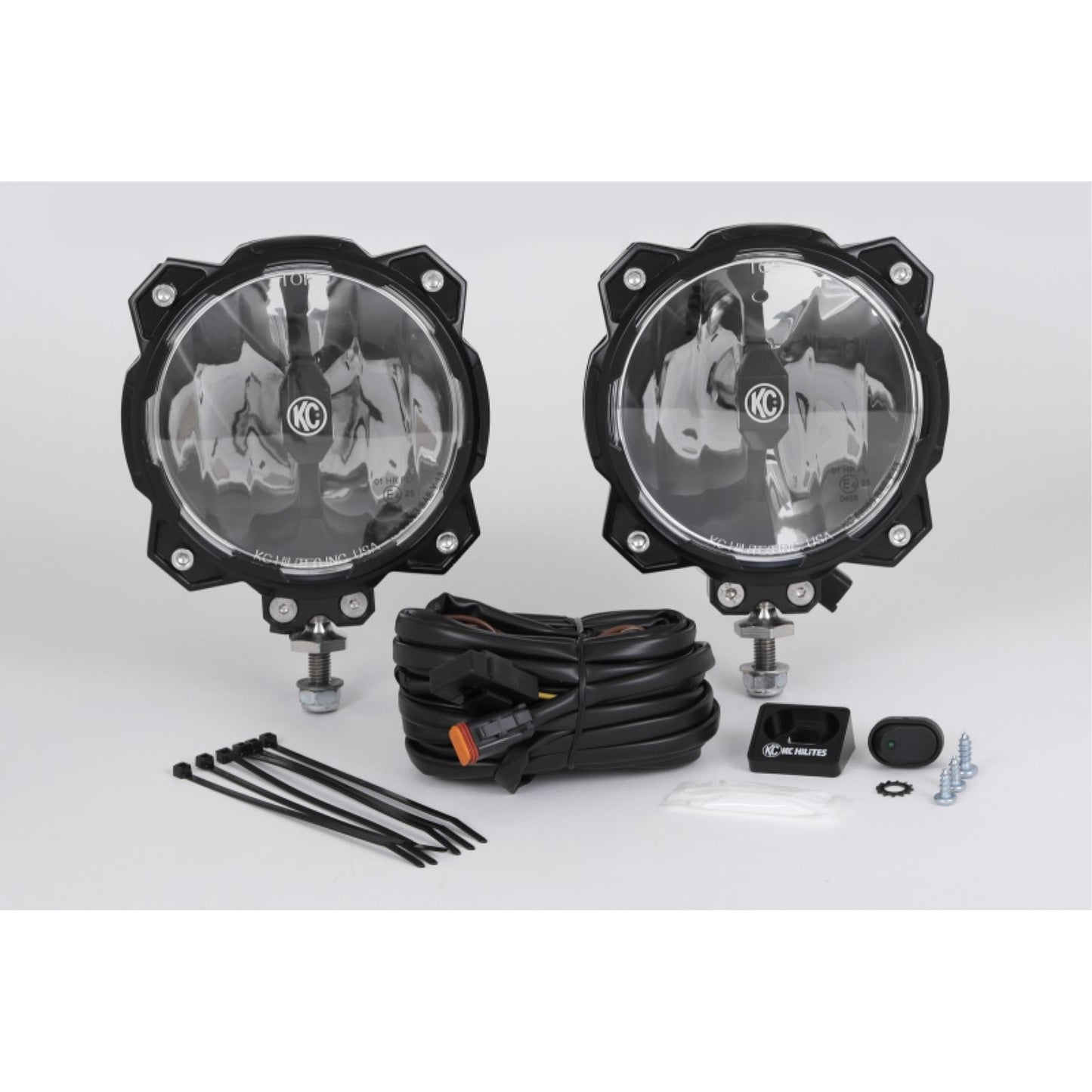 KC HiLiTES 6" Pro6 Gravity LED Light 20w Single Mount Wide-40 Beam (Pair Pack System) [MPN: 91305]_1551743