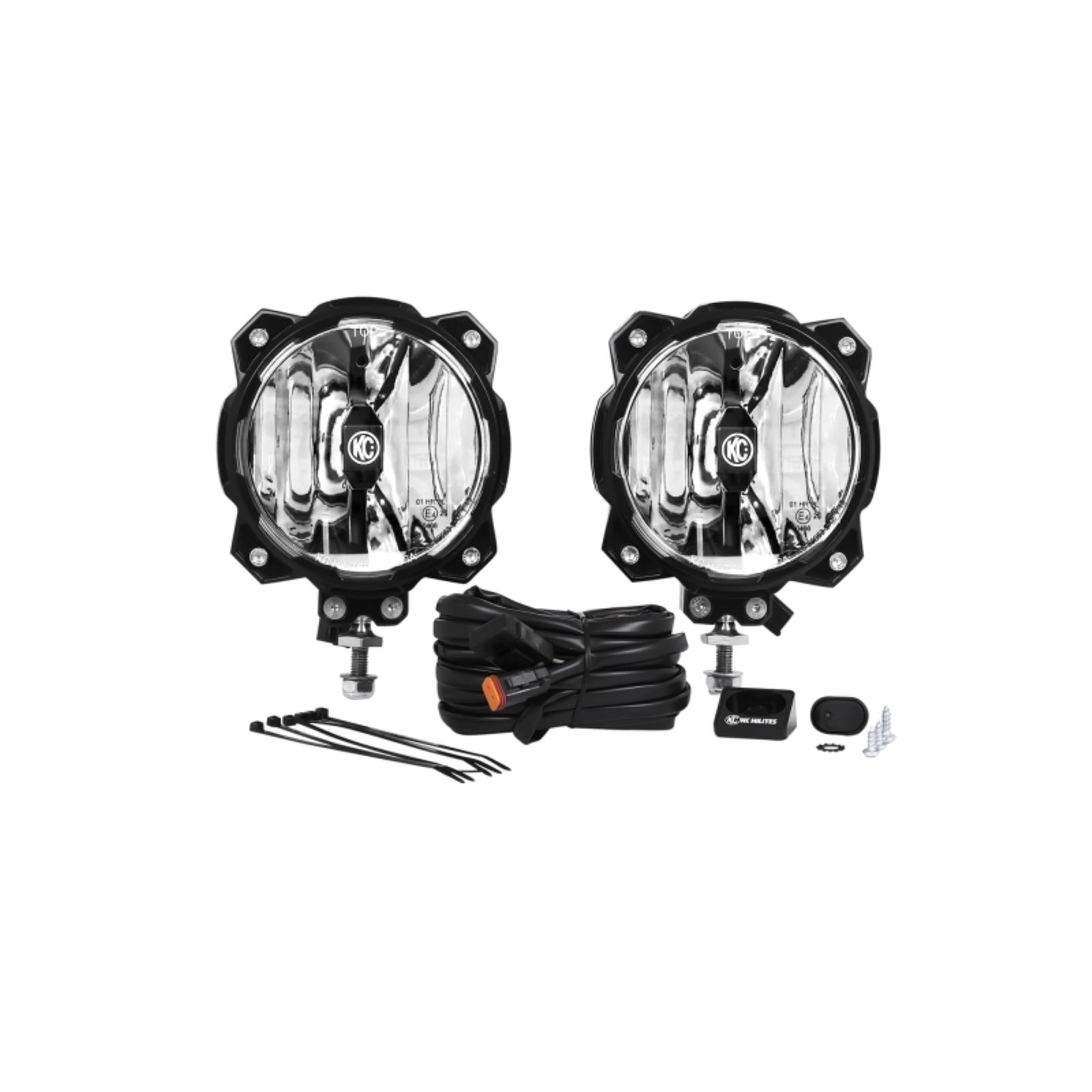 KC HiLiTES 6" Pro6 Gravity LED Light 20w Single Mount Wide-40 Beam (Pair Pack System) [MPN: 91305]_1551744