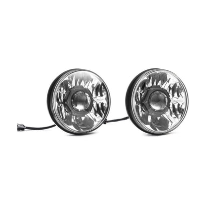KC HiLiTES 7" Gravity LED Pro DOT Approved Headlight fits 18-20 Jeep JL/JT - Pair [MPN: 42342]_1552029