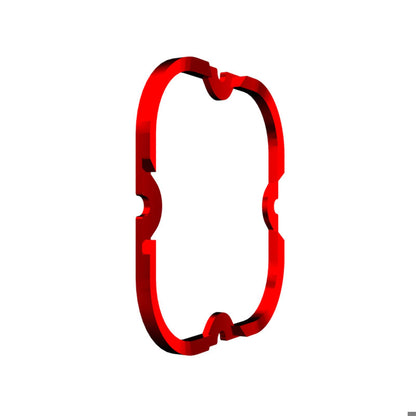 KC HiLiTES FLEX ERA 4 Color Bezel Ring - Red - Each [MPN: 30571]_1560141