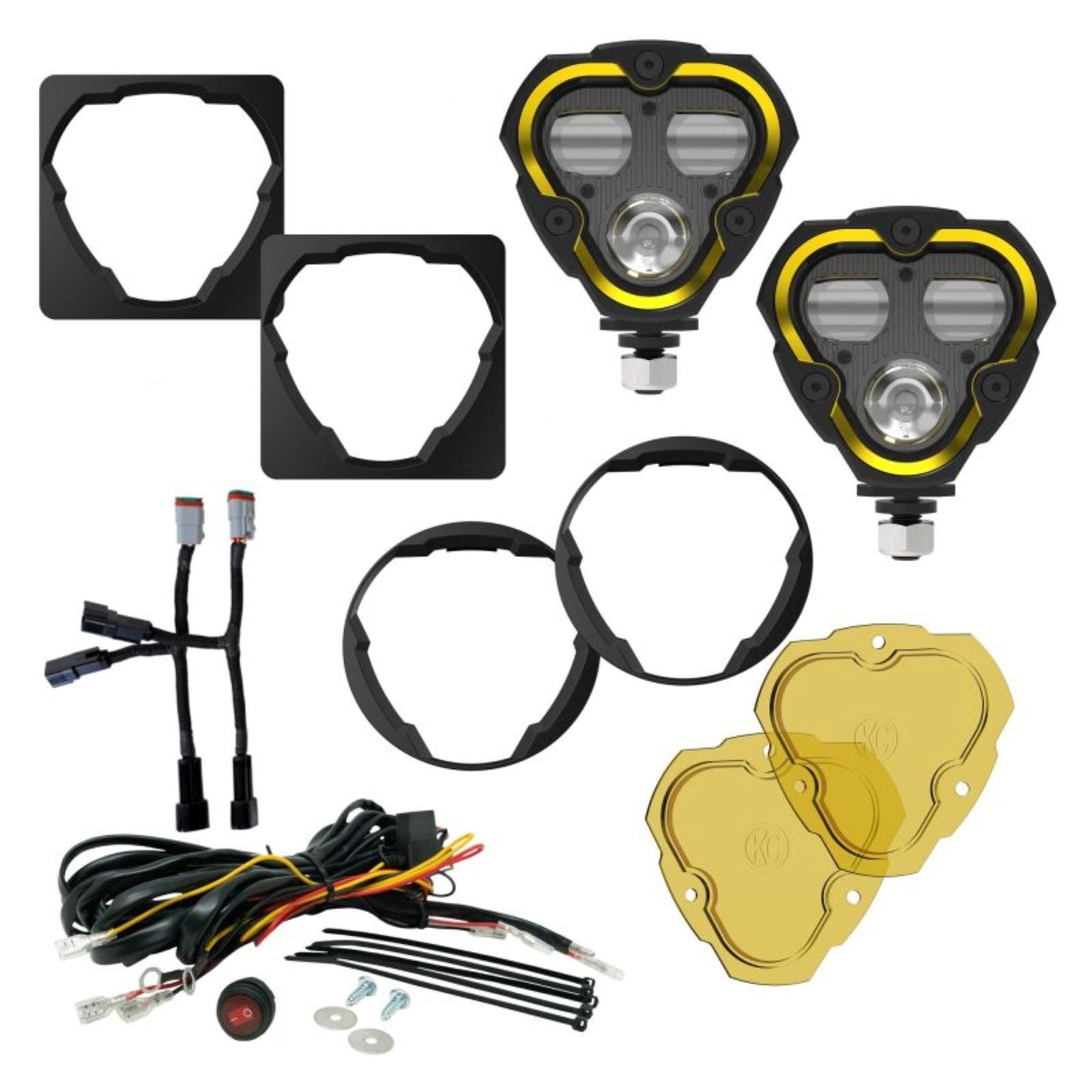 KC HiLiTES FLEX ERA 3 Dual Mode SAE Fog Lights - 2-Light Master Kit [MPN: 97147]_1552129