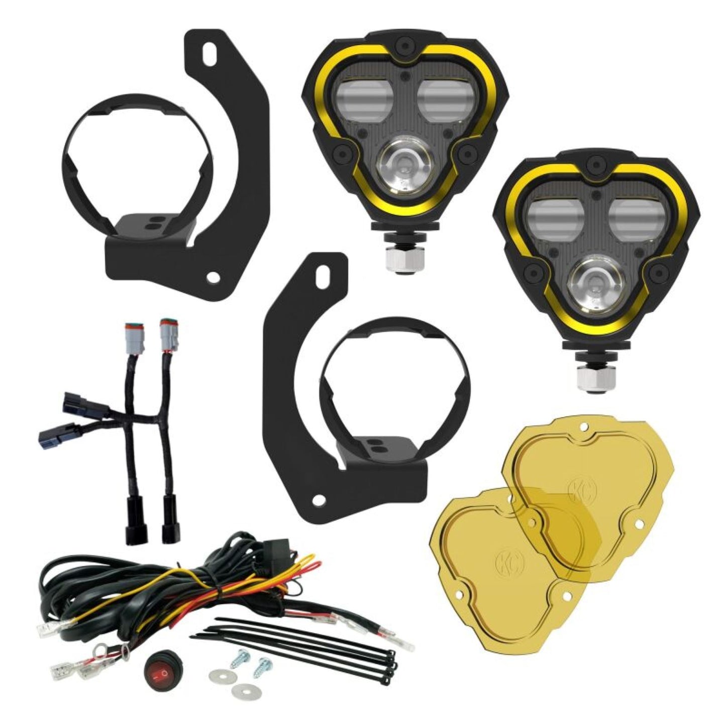 KC HiLiTES FLEX ERA 3 Dual Mode SAE Fog Lights - 2-Light Master Kit [MPN: 97149]_1552133