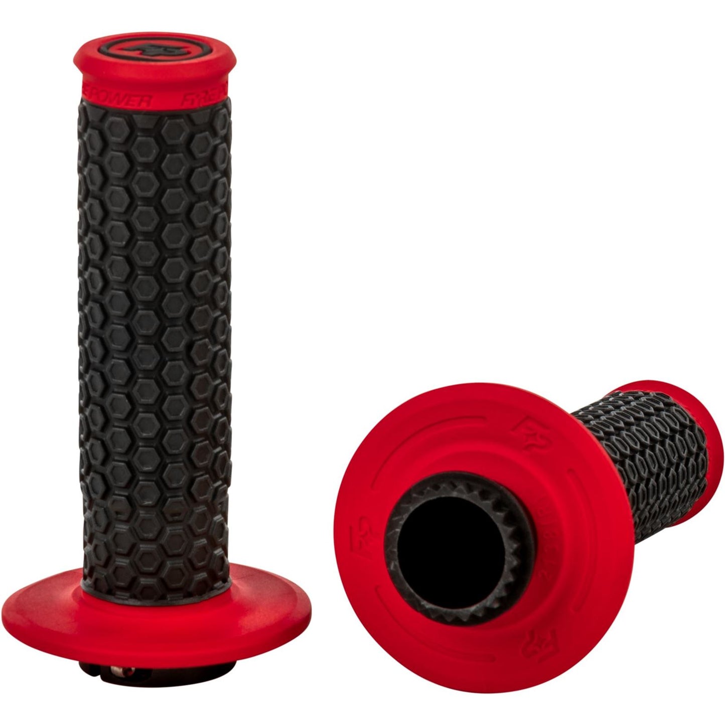 Fire Power Pilot MX Lock-On Grips - Red [MPN: 24-0102]_1882995