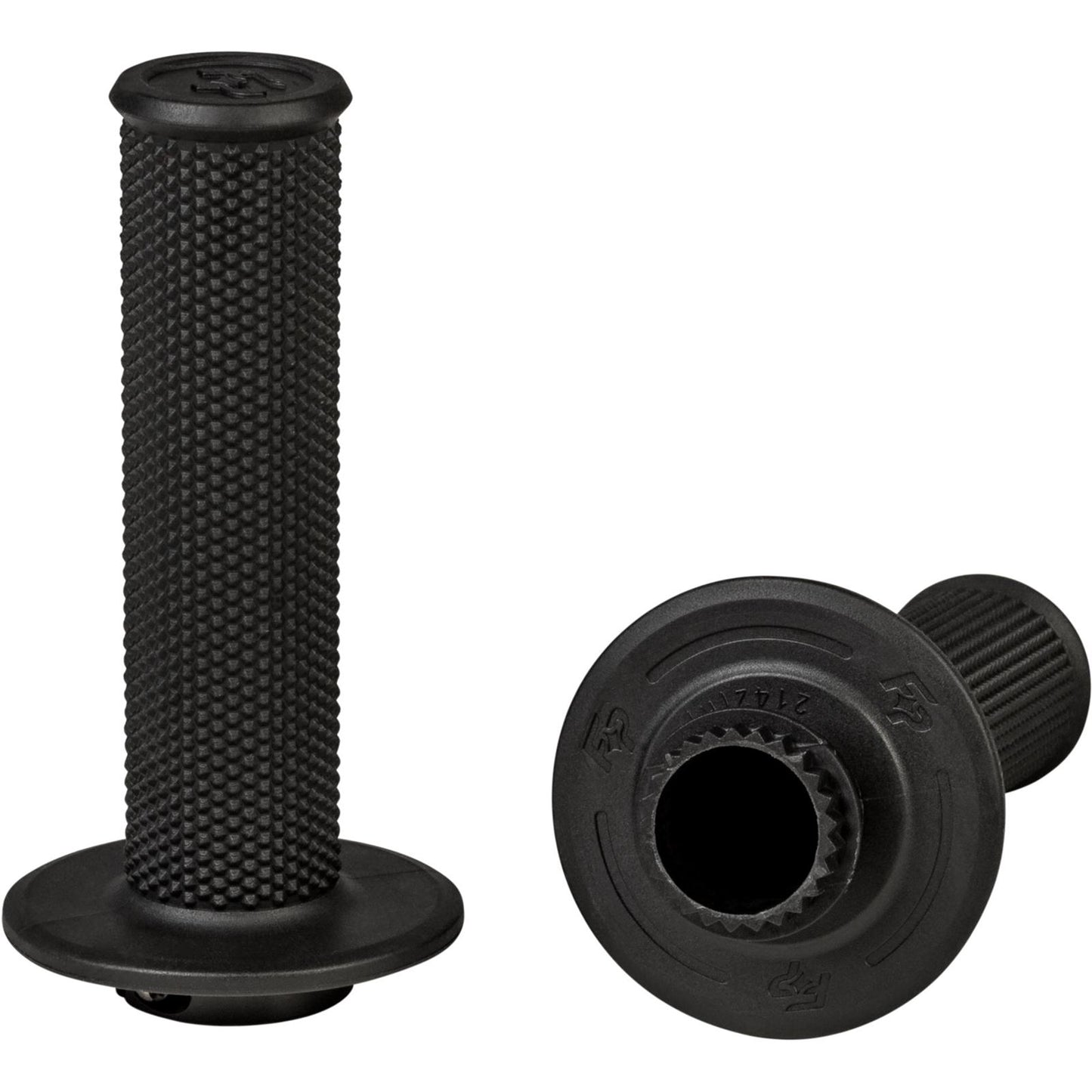 Fire Power Control MX Lock-On Grips - Black - No Waffle [MPN: 24-0200]_1882978