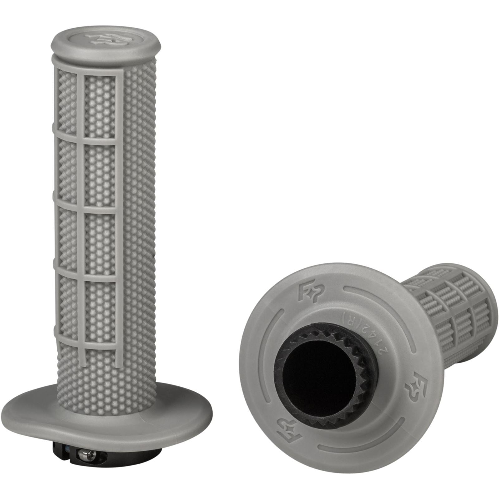 Fire Power Control MX Lock-On Grips - Light Gray (Soft) - Half Waffle [MPN: 24-0203]_1882998