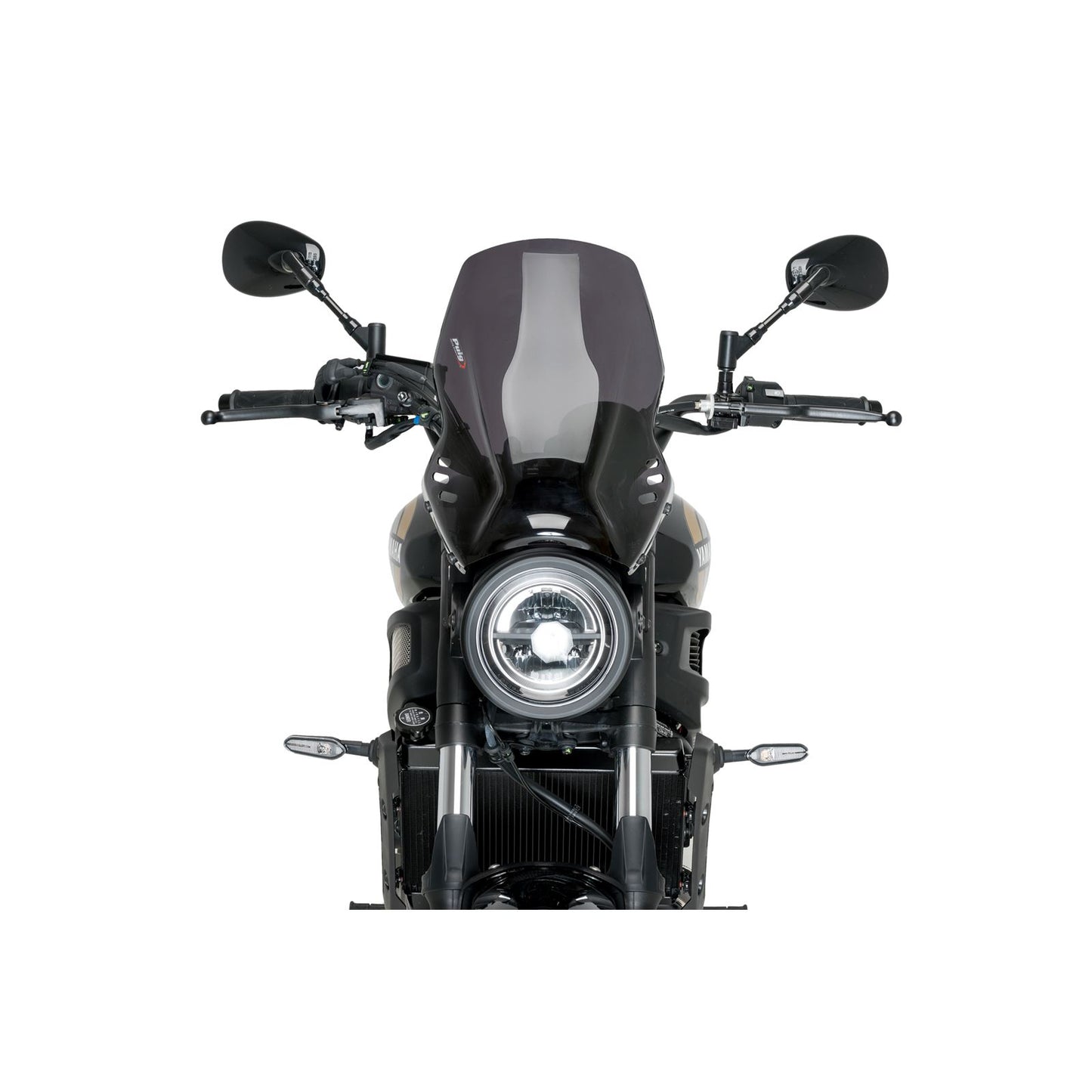 Puig New Generation Naked Sport Windscreen - Dark Smoke - for Yamaha 21430F_1553903