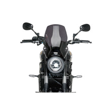 Puig New Generation Naked Sport Windscreen - Dark Smoke - for Yamaha 21430F_1553903