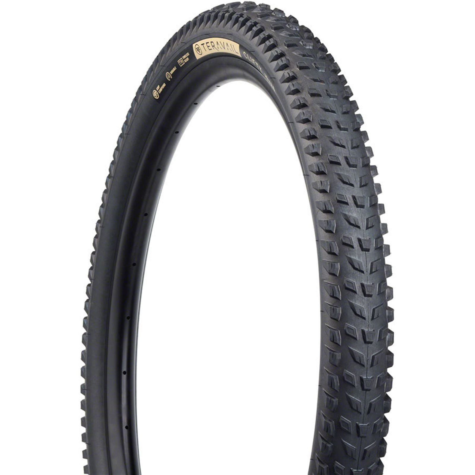 Teravail Clifty Tire - 29 x 2.5, Tubeless, Folding, Black, Durable, Grip Compound [MPN: 19-000608]_1932673