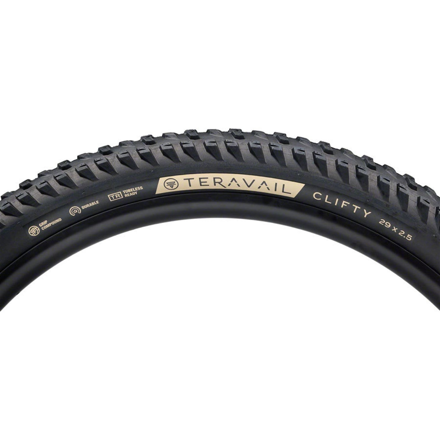 Teravail Clifty Tire - 29 x 2.5, Tubeless, Folding, Black, Durable, Grip Compound [MPN: 19-000608]_1932675