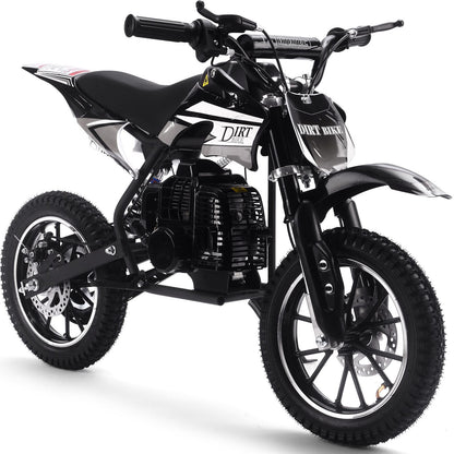 MotoTec USA Big Alien 50cc 2-Stroke Kids Gas Dirt Bike - Black MT-DB-01-Big_Black_1768458