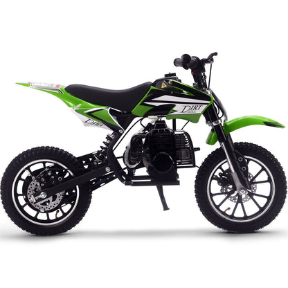 MotoTec USA Big Alien 50cc 2-Stroke Kids Gas Dirt Bike - Green MT-DB-01-Big_Green_1768469