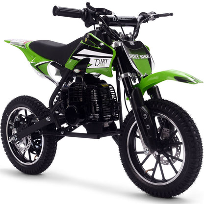 MotoTec USA Big Alien 50cc 2-Stroke Kids Gas Dirt Bike - Green MT-DB-01-Big_Green_1768470