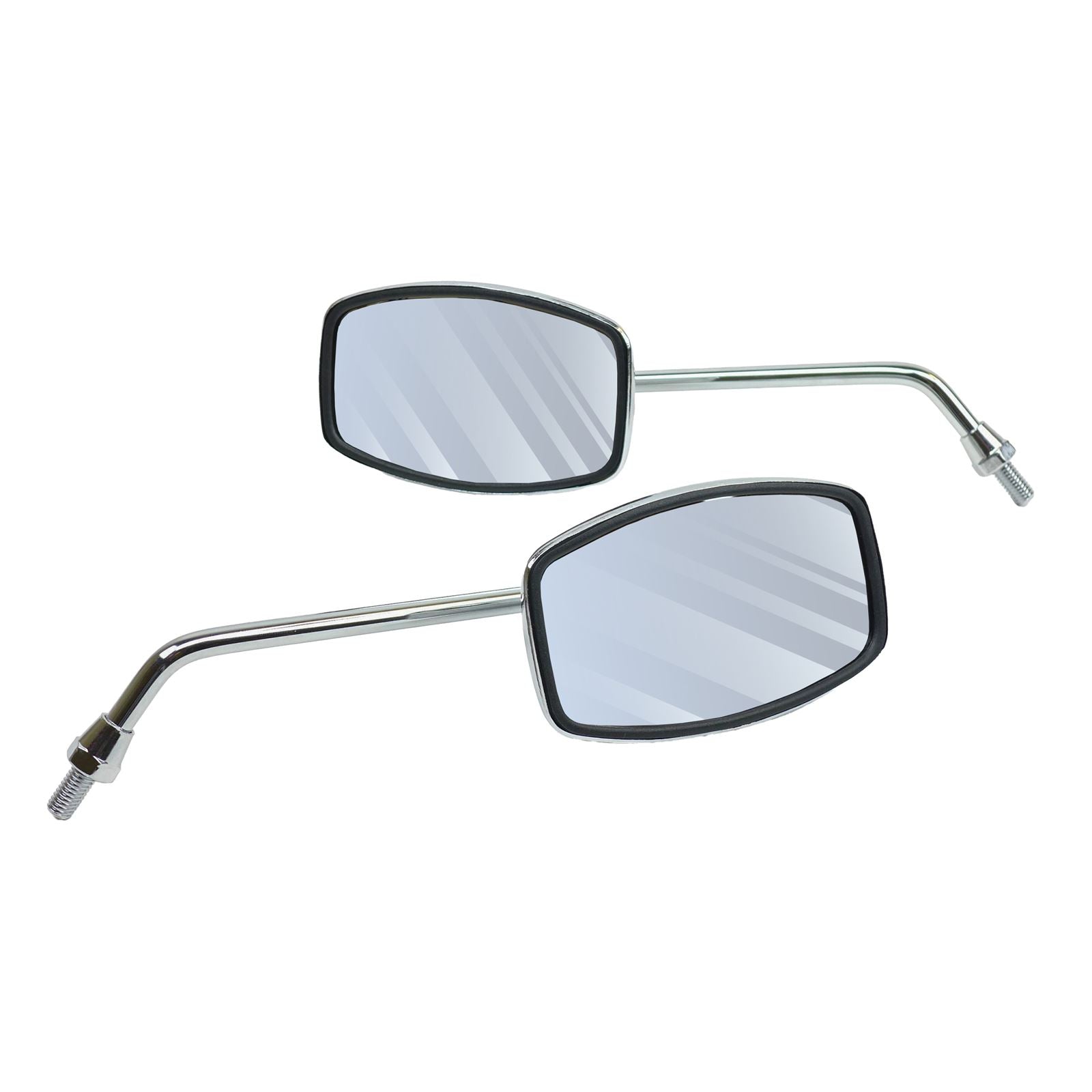 2FastMoto Chrome Mirrors Fits Honda CA72 CB72 CB77 CA95 CA160 [MPN: 12-10045C]_1560466