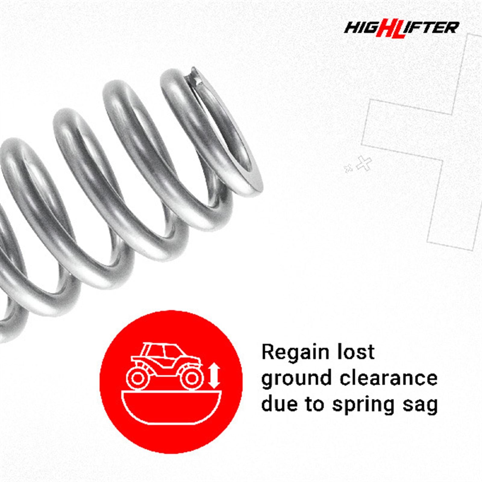 High Lifter Lift Spring for Kawasaki Ridge - Front/Rear SPRKRRDG-S_1735389
