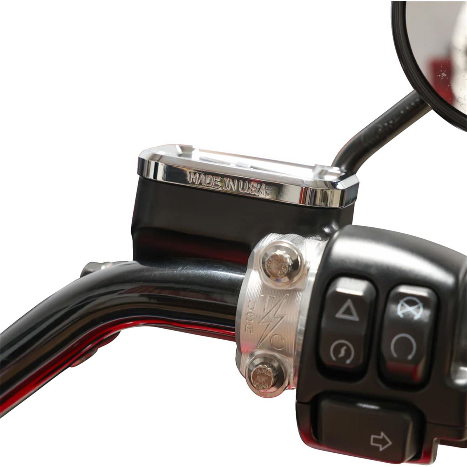 Thrashin Supply Company Master Cylinder Cover fits H-D Softail - Brake - Front - Chrome [MPN: TSC-3176-3]_1589887
