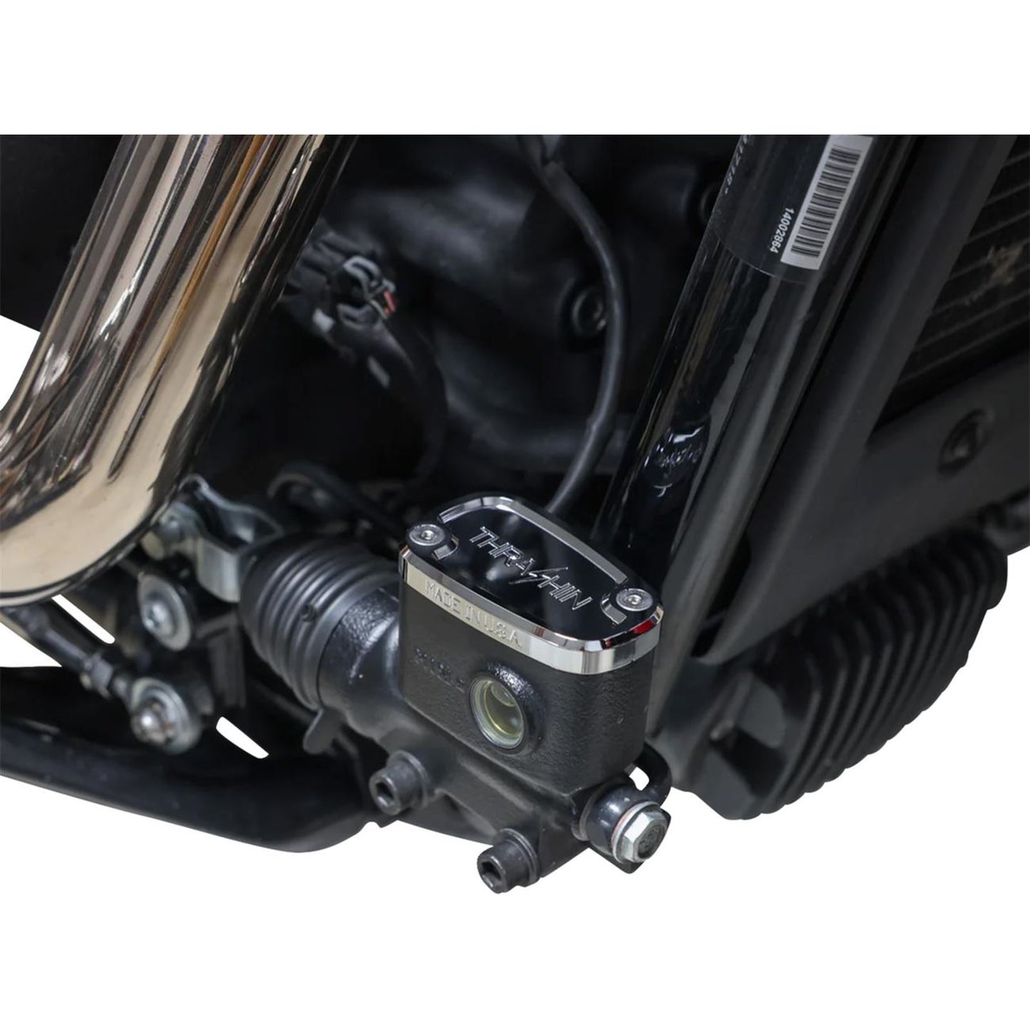 Thrashin Supply Company Brake Reservoir Cap - Rear - Chrome - '18+ Softail [MPN: TSC-3177-3]_1589921