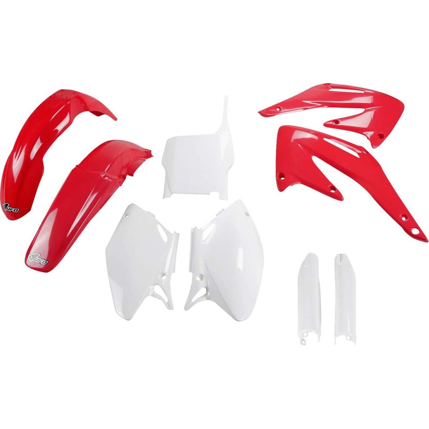 UFO Plastics Body Kit - Red/White for Honda CRF450R [MPN: HOKIT107F@999]_1589931