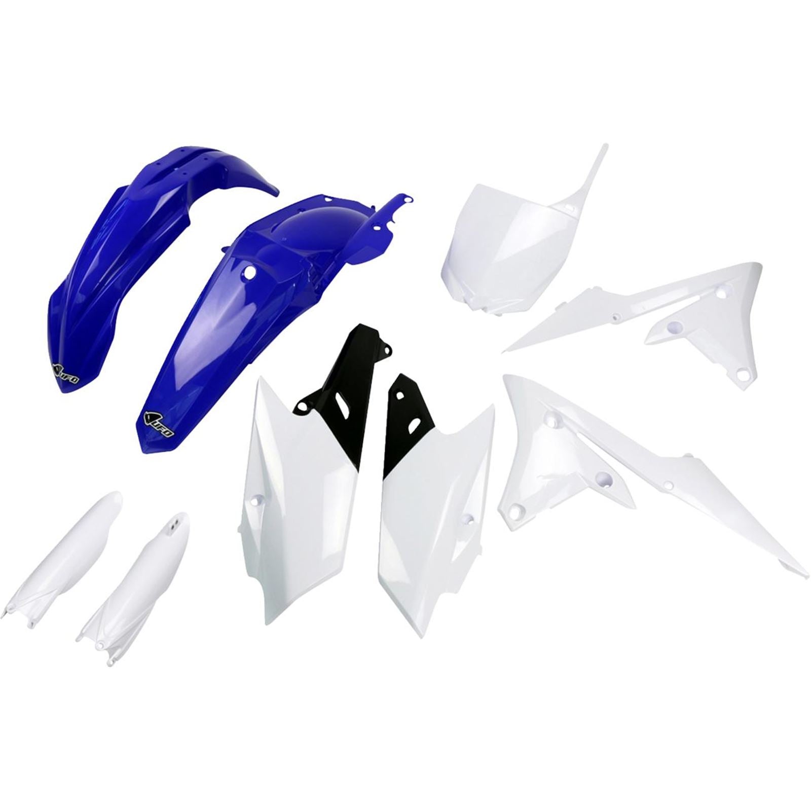 UFO Plastics Body Kit - Blue/White for Yamaha YZ 250/450 F [MPN: YAKIT318F@999]_1589929