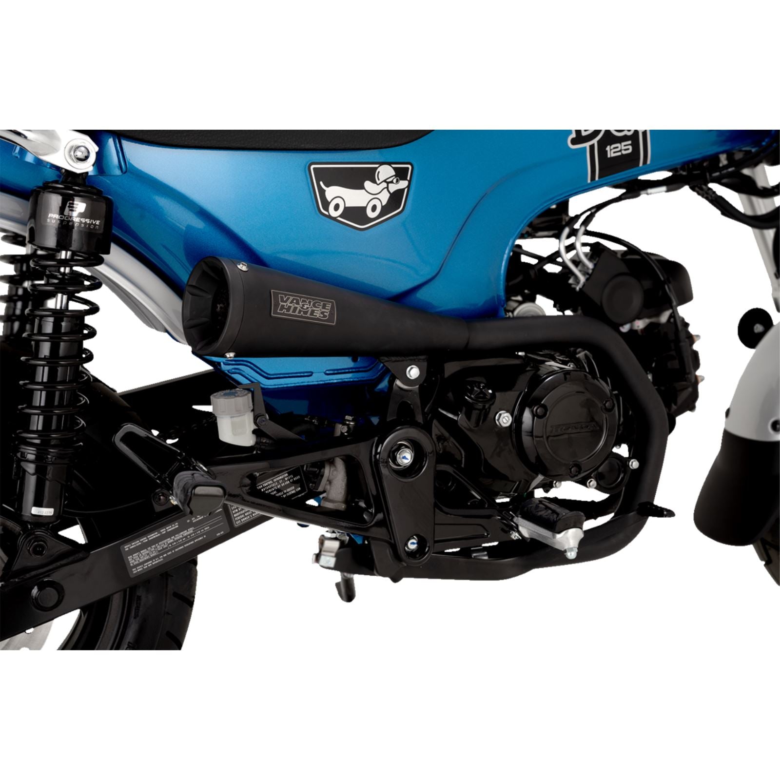 Vance And Hines Upsweep Slip-On Muffler - Black - 125 Dax [MPN: 48431]_1555669