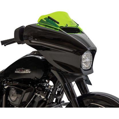 Klock Werks Kolor Flare™ Windshield - 6-1/2" - Green Ice - FLHX [MPN: KWW-01-0739]_1768921