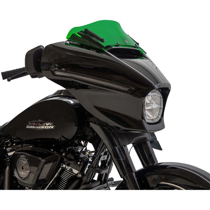 Klock Werks Kolor Flare™ Windshield - 6-1/2" - Green - FLHX [MPN: KWW-01-0744]_1768884