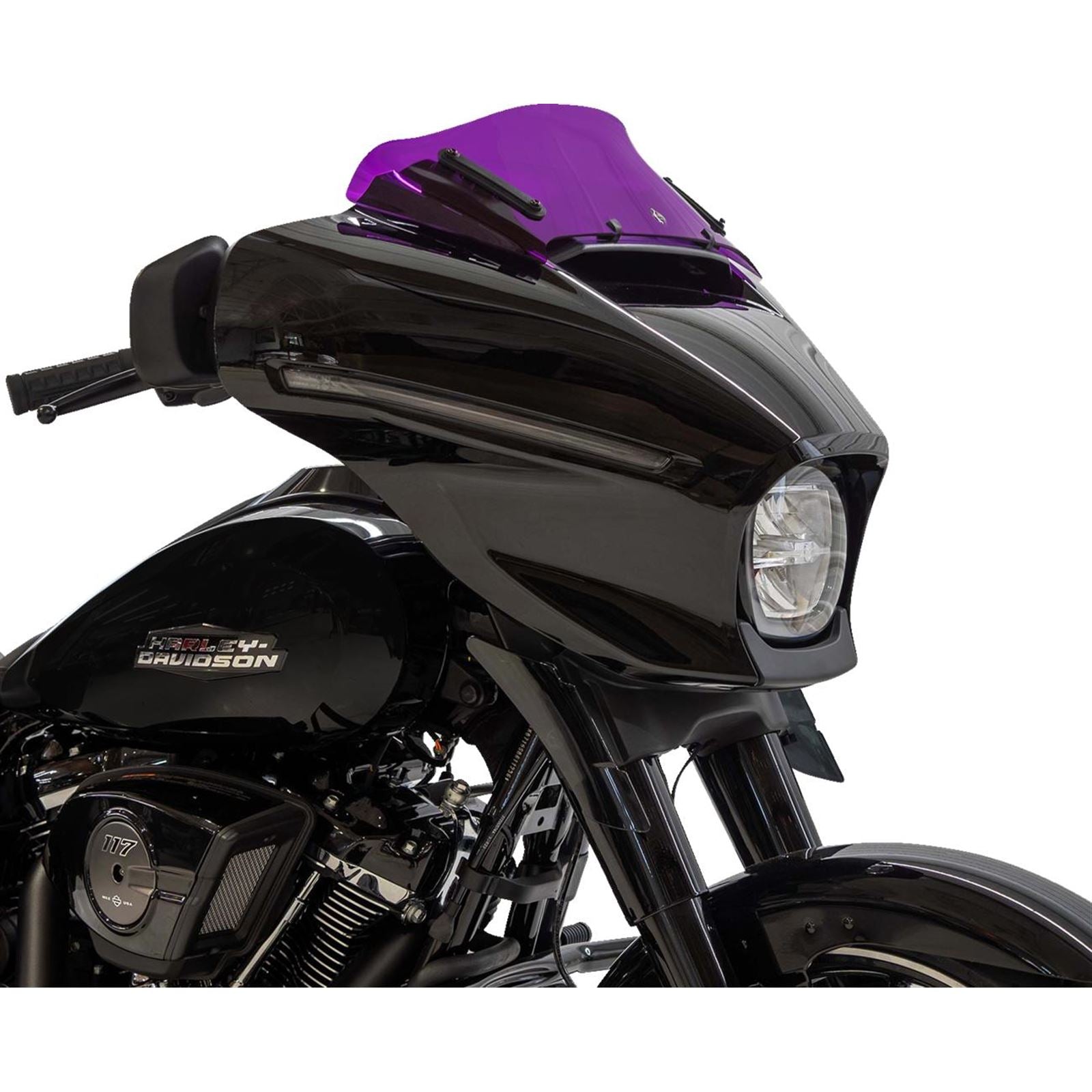 Klock Werks Kolor Flare™ Windshield - 6-1/2" - Purple - FLHX [MPN: KWW-01-0746]_1768885