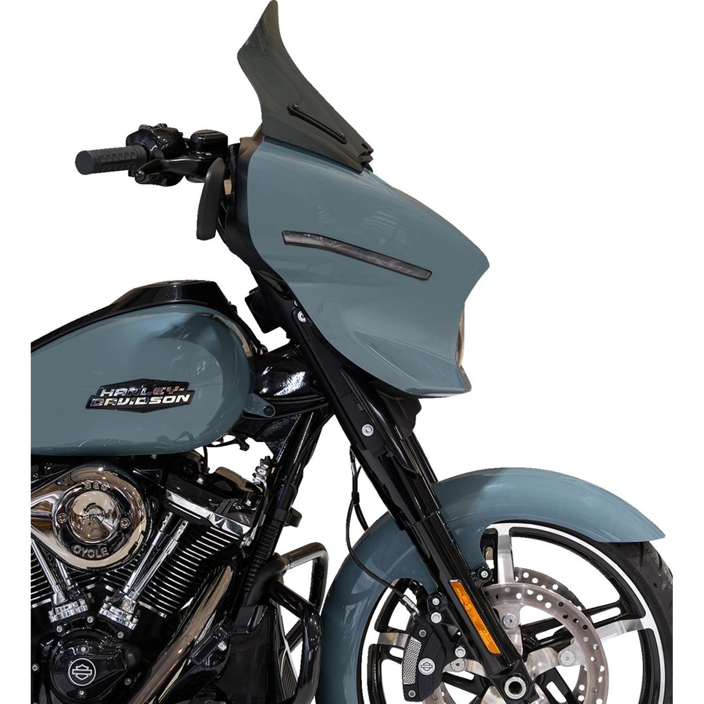 Klock Werks Flare™ Windshield - 12" - Dark Smoke - FLH [MPN: KWW-01-0762-DS]_1650640