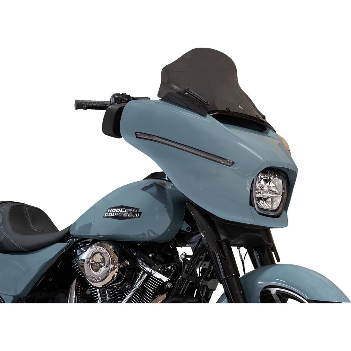 Klock Werks Flare™ Windshield - 12" - Dark Smoke - FLH [MPN: KWW-01-0762-DS]_1650639