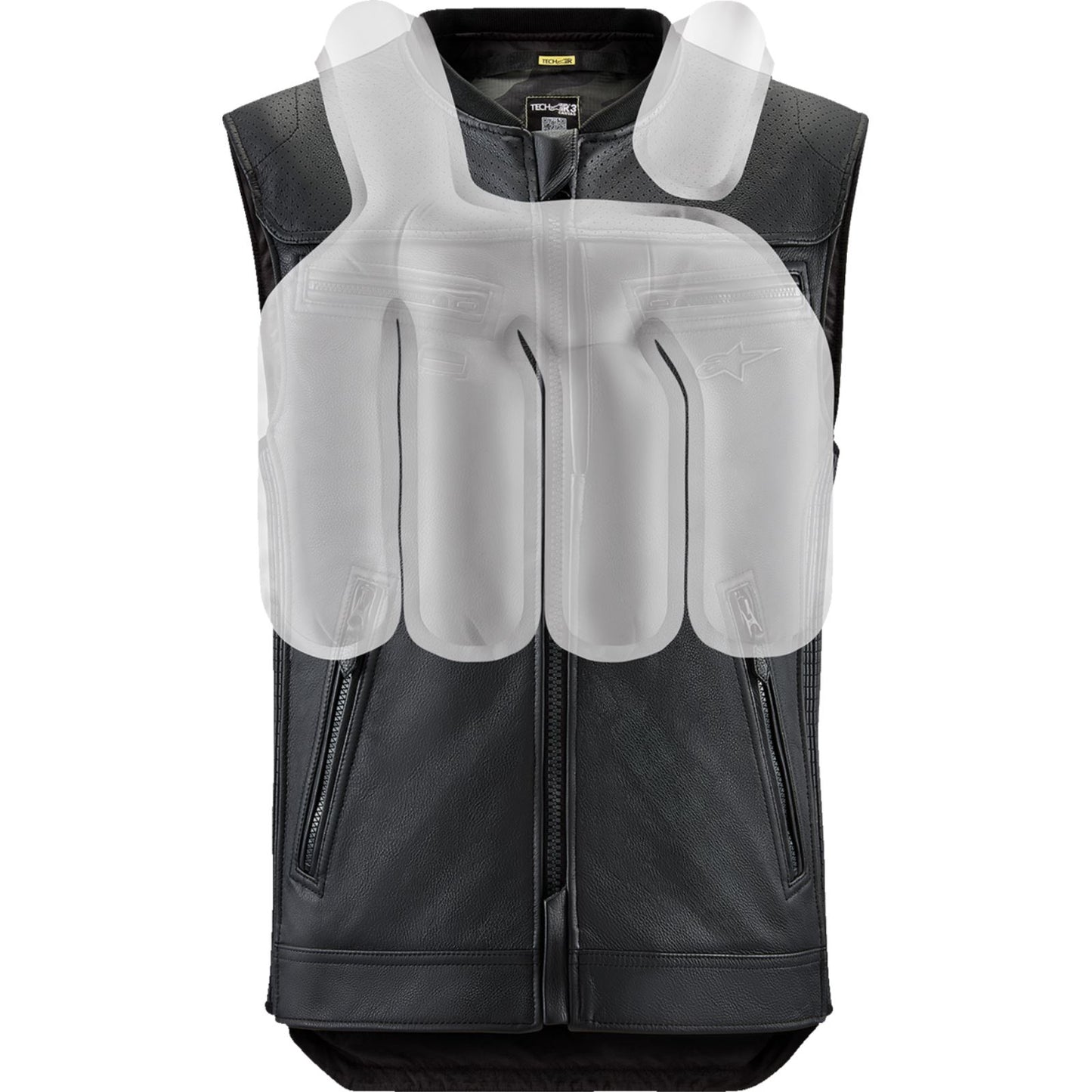 Alpinestars Tech-Air® 3 v2 Canvas Vest - Black - XL [MPN: 6505125-10-XL]_1555731