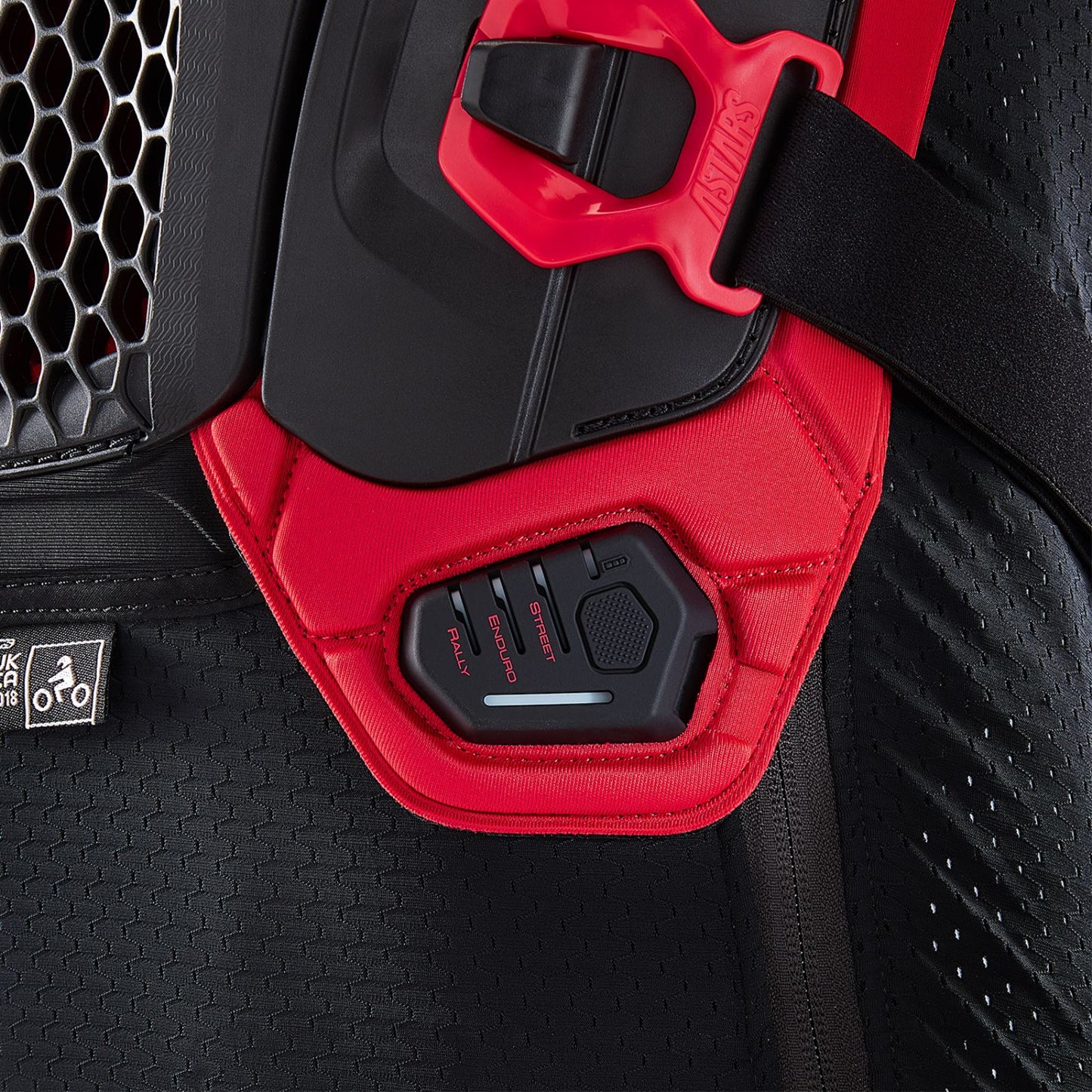 Alpinestars Tech-Air® v2 Off-Road System - Black/Red - Medium [MPN: 6507123-13F-M]_1555699