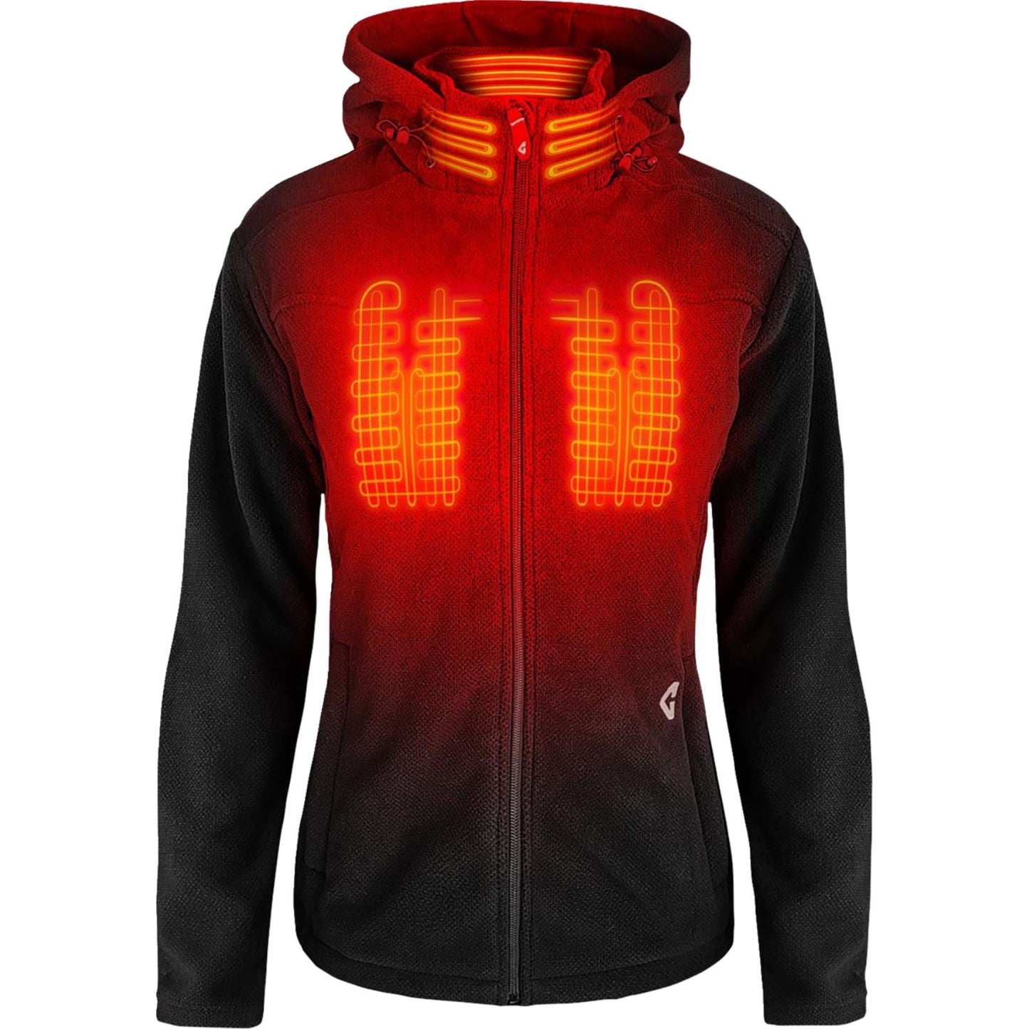 Gerbing Heated Clothing Women's 7V Thermite Fleece Heated Jacket 2.0_1555817