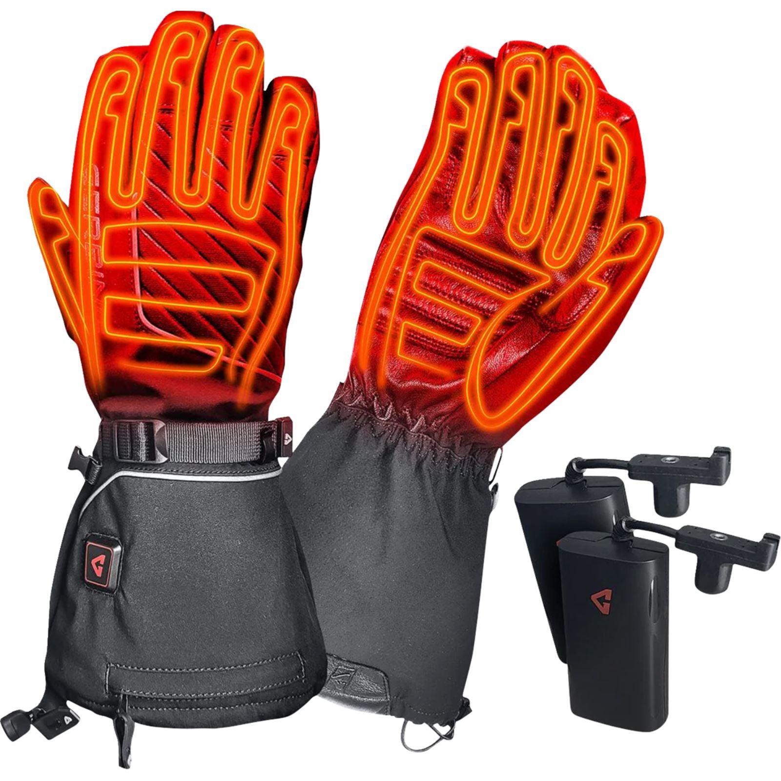 Gerbing Heated Clothing Women's 7 V Atlas Ultra-Flex Battery Heated Gloves Black_1555860