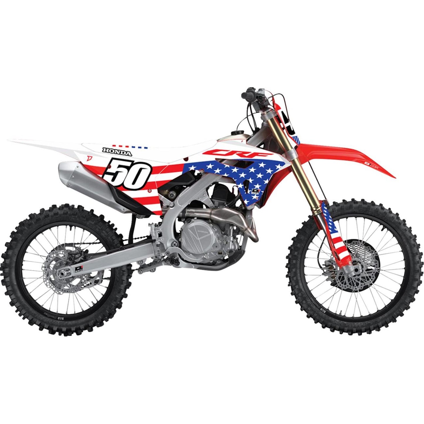 D'Cor Graphic Kit - USA Honda for CRF 250/450 R '25 [MPN: 20-10-301]_1624659